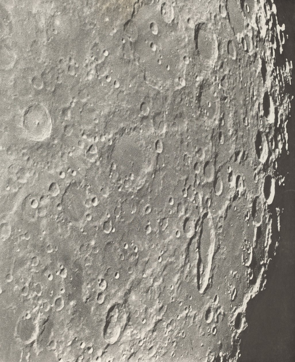 Fotografia lunare Blancanus - Tycho - Schiller,1899 (foto) da Moritz & Puiseux Pierre Henri (1855 1928) Loewy