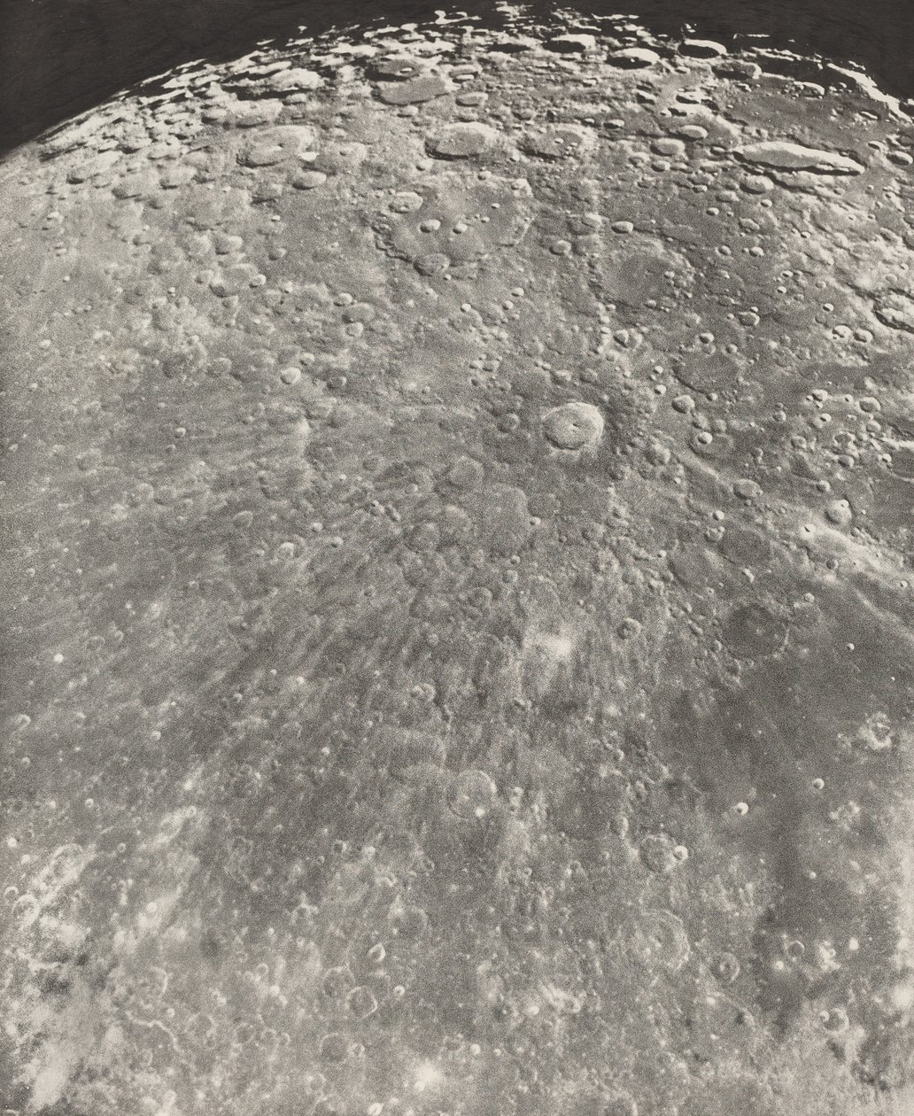 Fotografia lunare Radiazione di Tycho - Fase ascendente, 1899 (foto) da Moritz & Puiseux Pierre Henri (1855 1928) Loewy