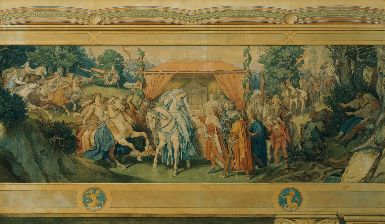 La bella Melusina: III. La sposa da Moritz Ludwig von Schwind
