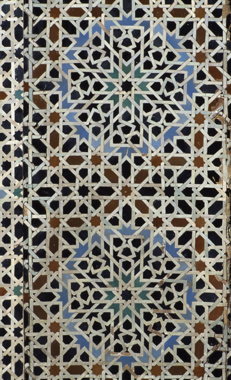 Madrasa Bou Inania, zellij, XIV secolo da Moroccan School