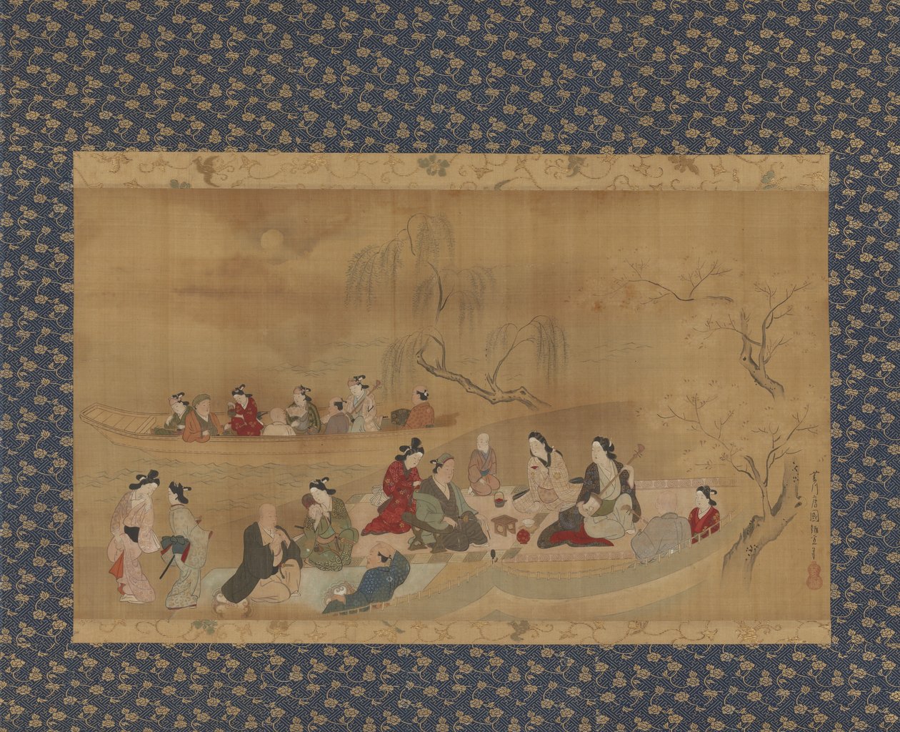 Un picnic da Moronobu Hishikawa