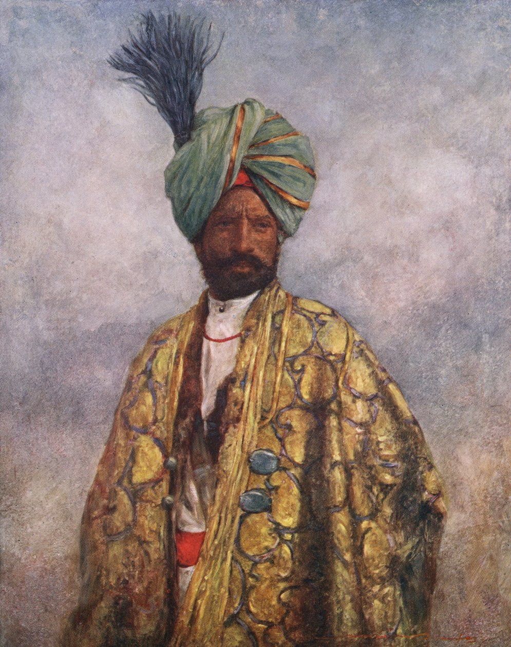 Soldato del Kashmir - inizio XX secolo da Mortimer Ludington Menpes