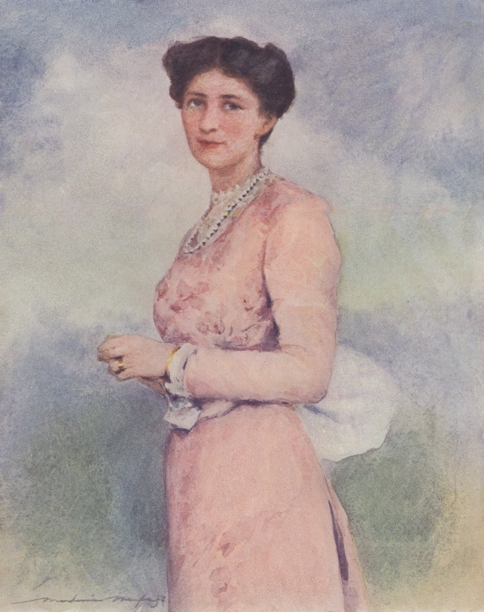 Mary Curzon Baronessa di Kedleston da Mortimer Ludington Menpes