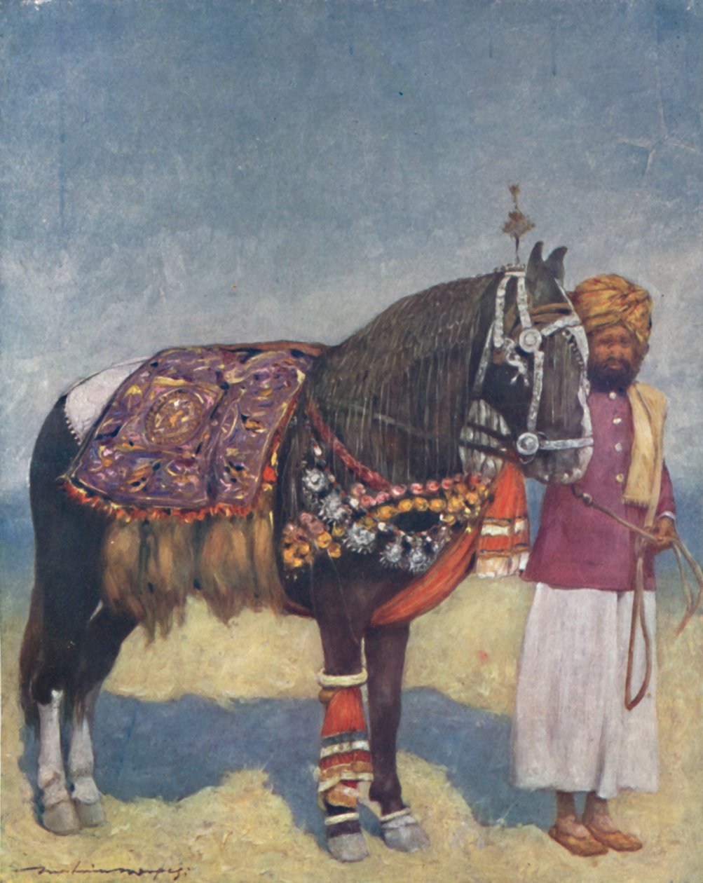 Un cavallo di Jodhpur da Mortimer L Menpes