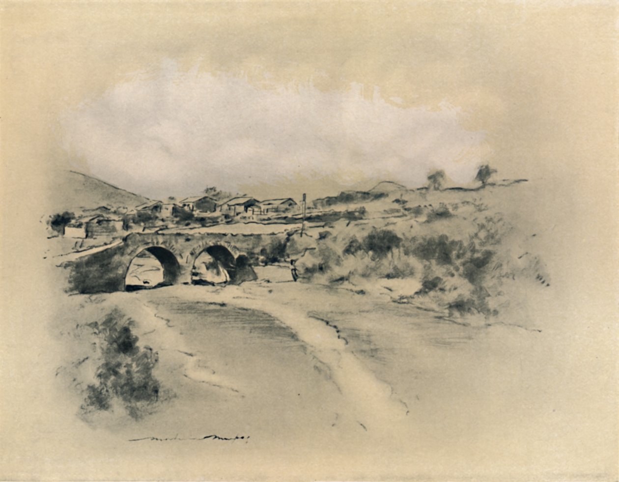 Un Villaggio Messicano da Mortimer L Menpes