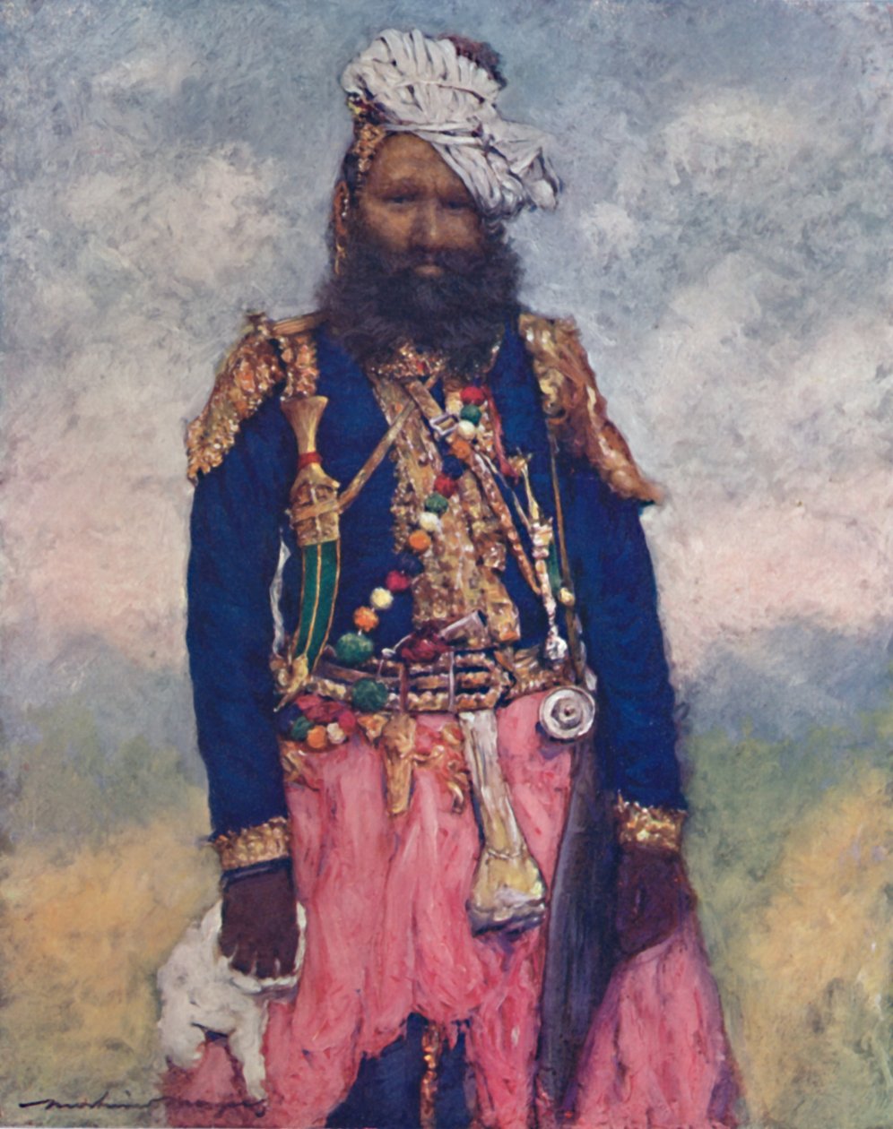 Un Servitore di Rajgargh, 1903 da Mortimer L Menpes