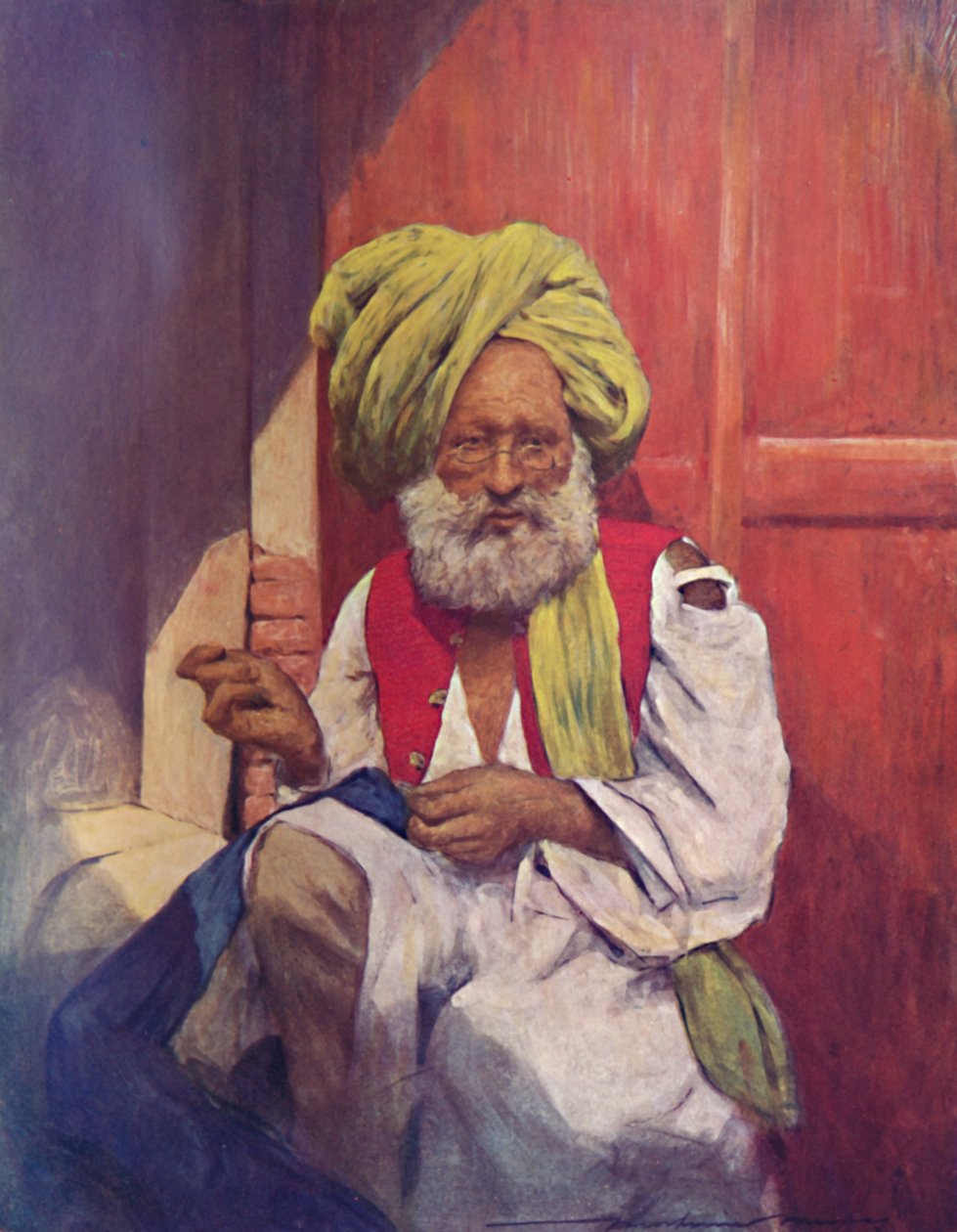 Un sarto, 1903 da Mortimer L Menpes
