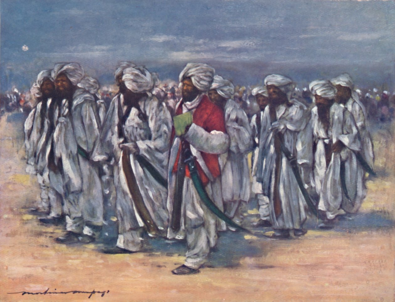 Capi Baluchi nel Giorno del Durbar, 1903 da Mortimer L Menpes