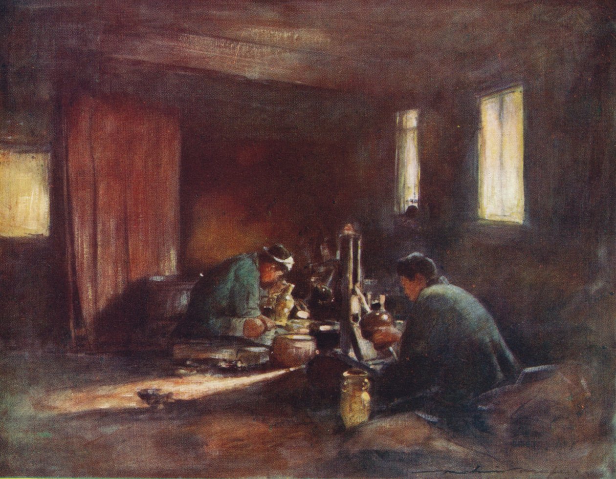Lavoratori del bronzo, c1887, 1901 da Mortimer L Menpes