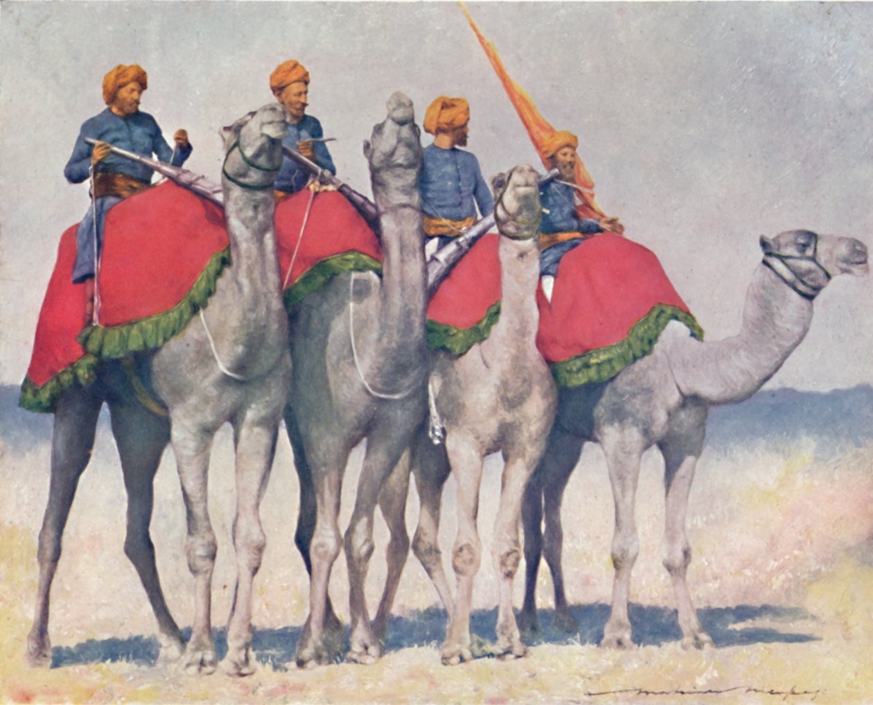 Cammelleria di Alwar, 1903 da Mortimer L Menpes