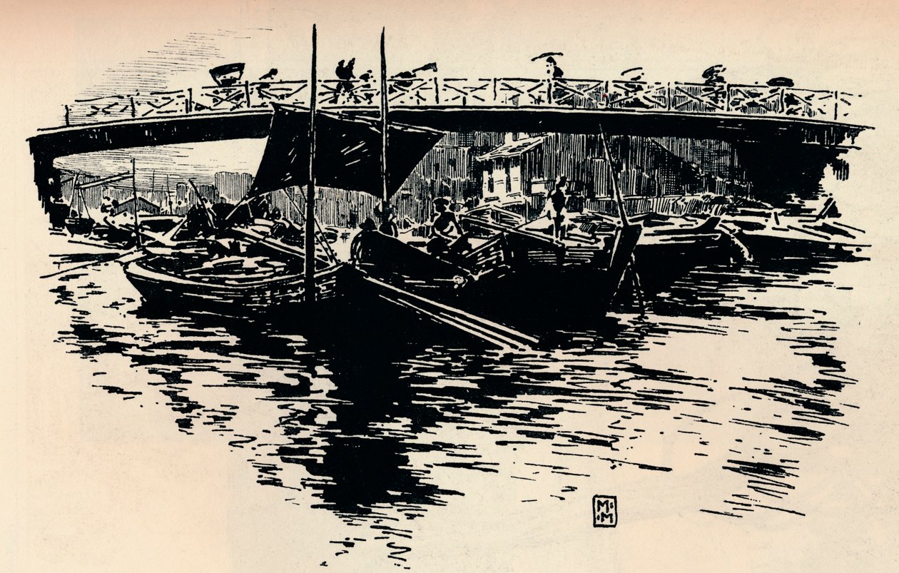 Osaka, Giappone, c1900 da Mortimer L Menpes