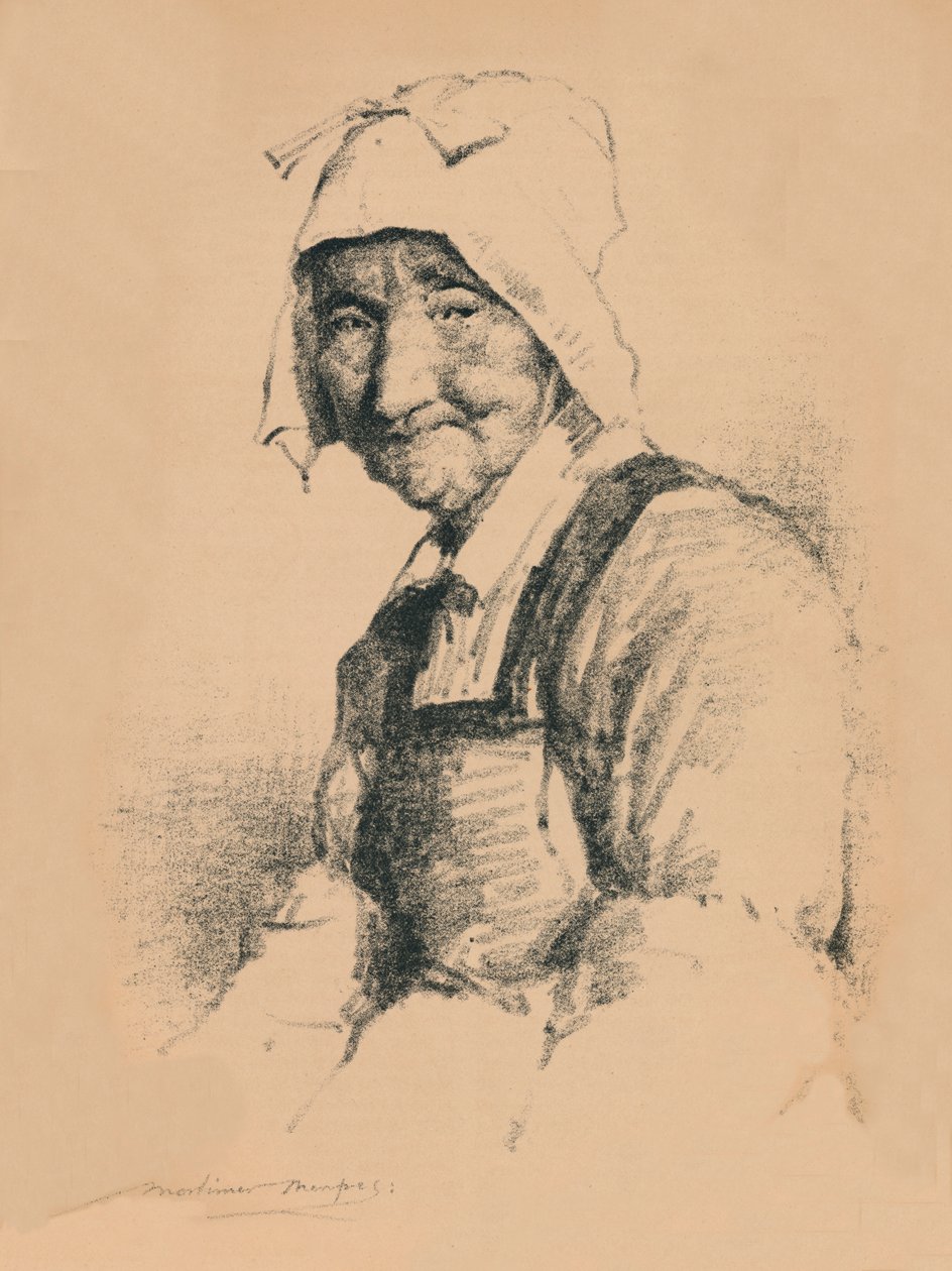 Ritratto di una vecchia donna, c. 1890, 1894 da Mortimer L Menpes