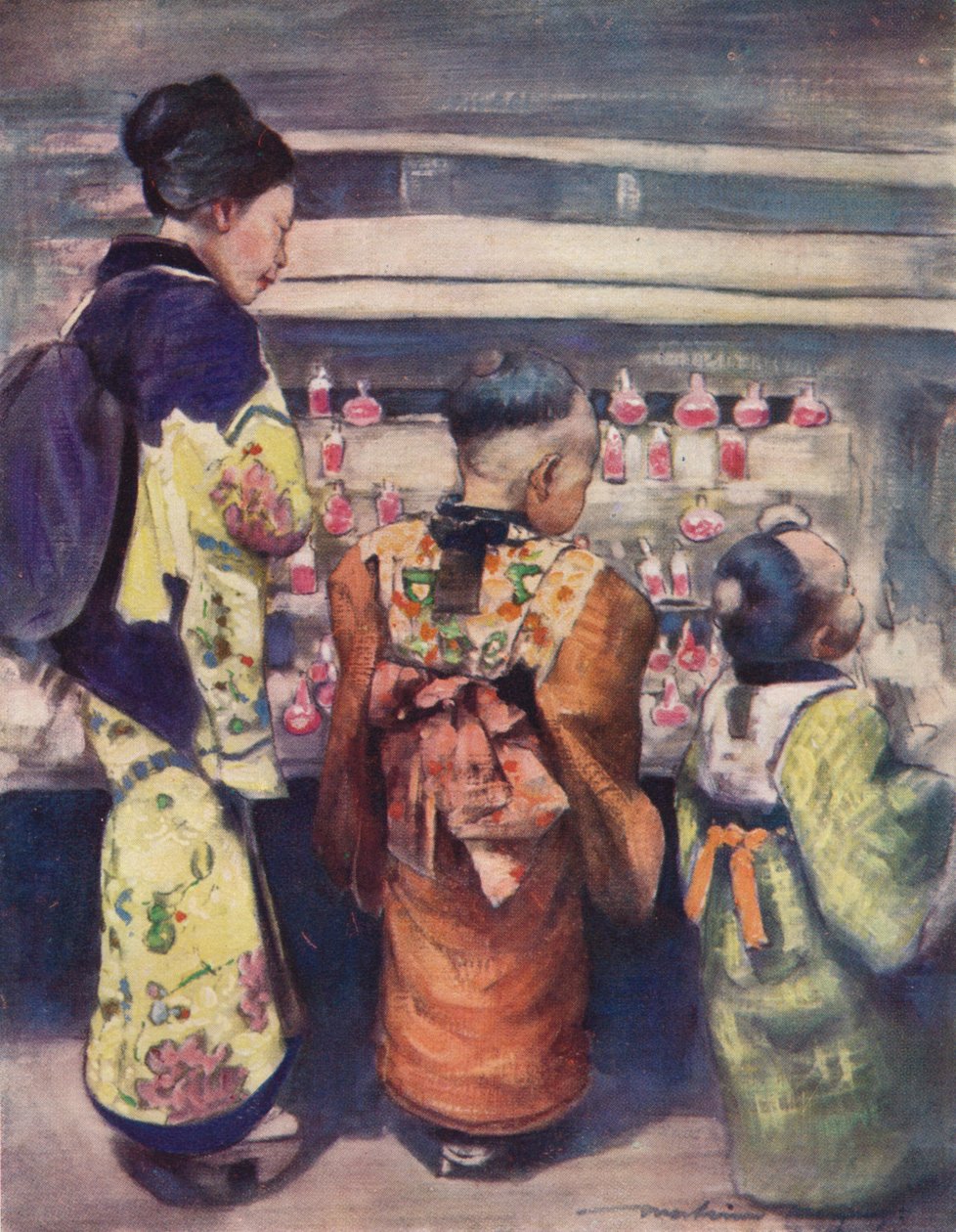 Bancarella di acqua zuccherata, c. 1887, 1901 da Mortimer L Menpes