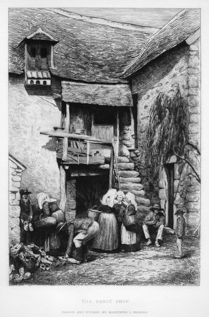 La bottega degli zoccoli da Mortimer L Menpes
