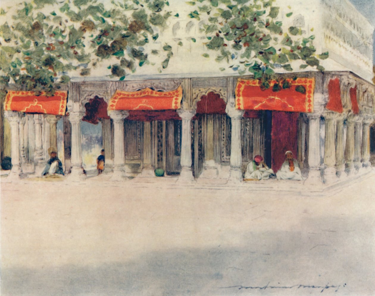 Una Bara Durri a Delhi, 1905 da Mortimer Ludington Menpes