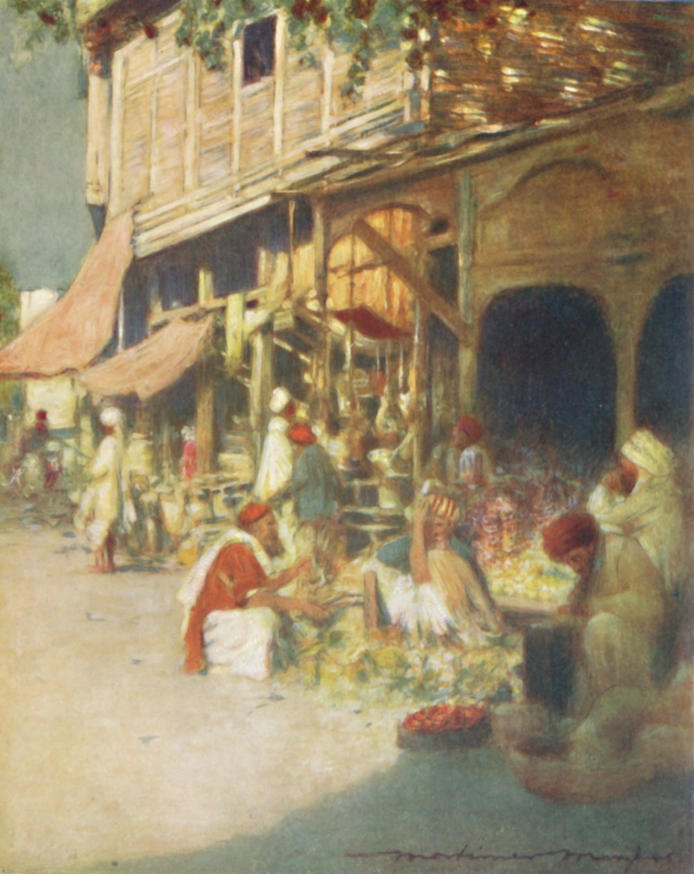 Un negozio di stracci, 1905 da Mortimer Ludington Menpes
