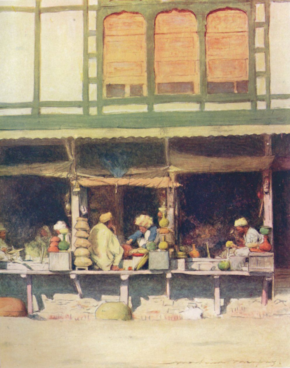 Un negozio non classificato, 1905 da Mortimer Ludington Menpes