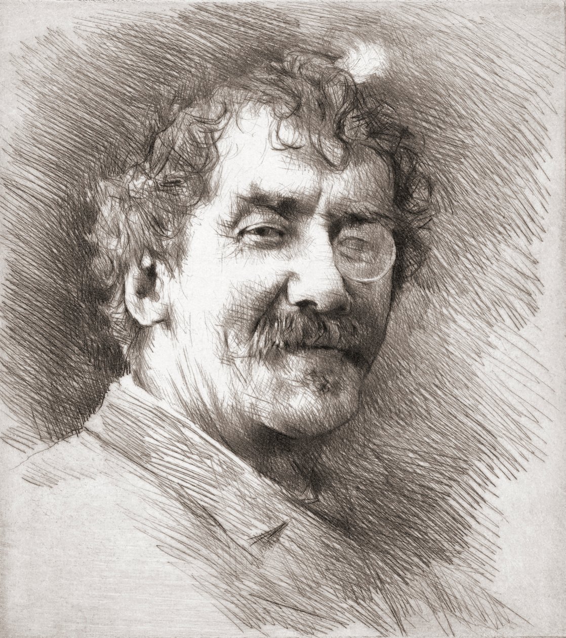 James McNeill Whistler, ritratto. da Mortimer Ludington Menpes