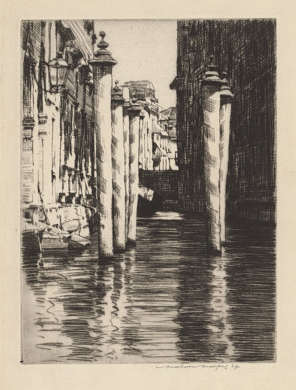 Un canale stretto, Venezia da Mortimer Menpes