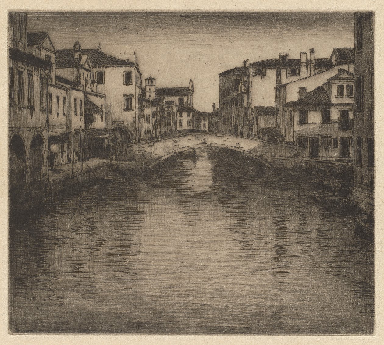 Un canale laterale, Venezia da Mortimer Menpes