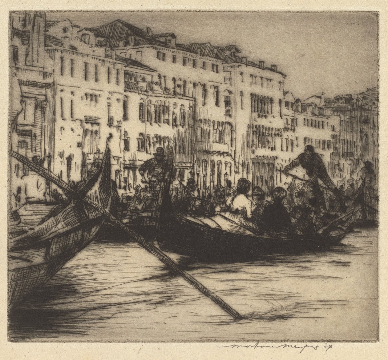 Giorno di festa, Venezia da Mortimer Menpes