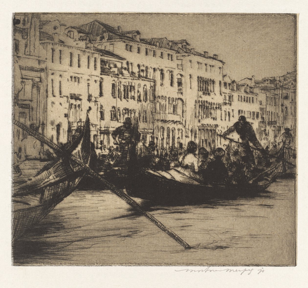 Giorno di Festa, Venezia da Mortimer Menpes