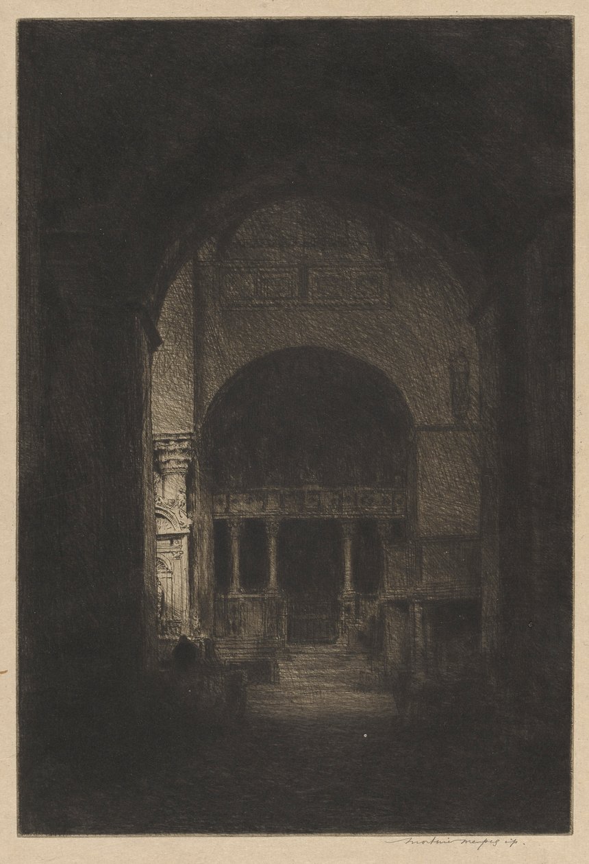 Interno di San Marco da Mortimer Menpes
