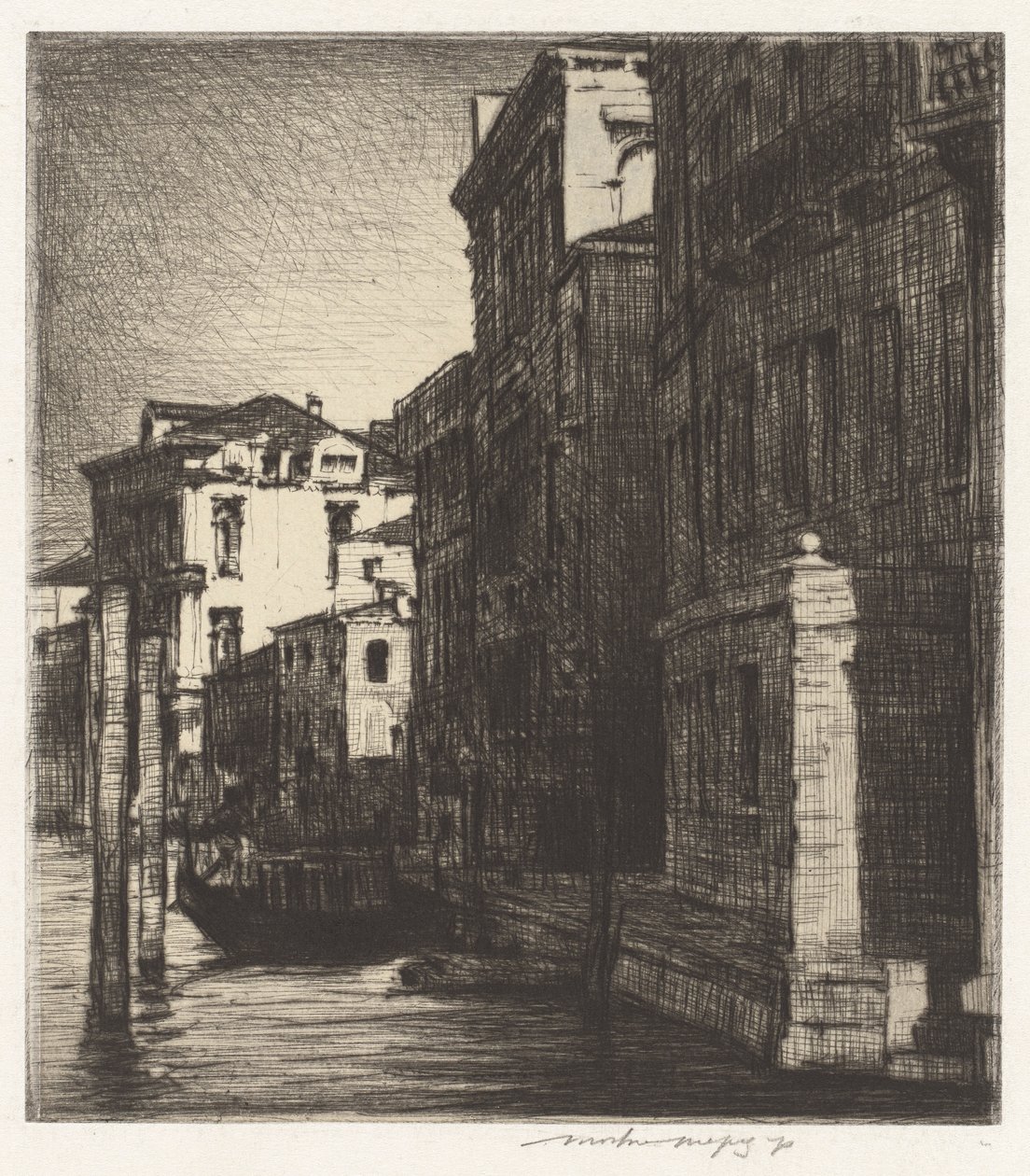 Tardo pomeriggio, Venezia da Mortimer Menpes