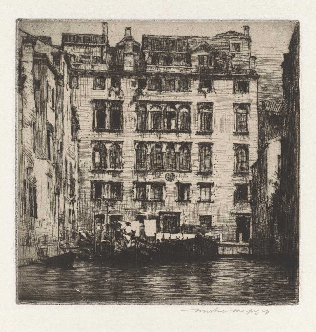 Caricamento delle chiatte da Mortimer Menpes