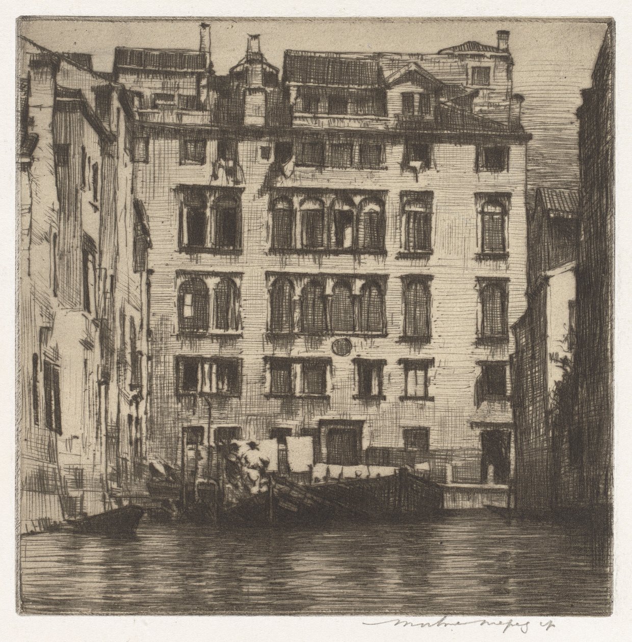 Caricamento delle Chiatte da Mortimer Menpes