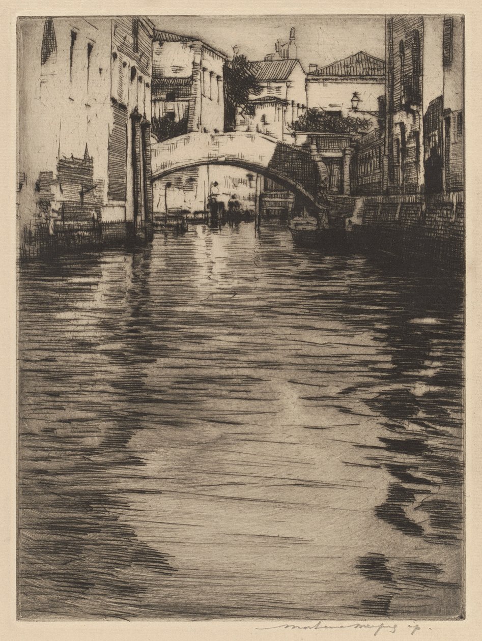 Riflessioni, Venezia (Ponte di Luciano, Canal Grande) da Mortimer Menpes