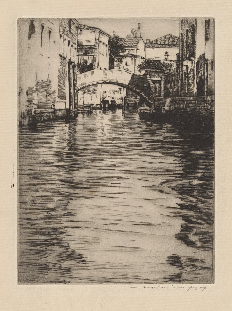 Riflessioni, Venezia (Ponte di Luciano, Canal Grande) da Mortimer Menpes