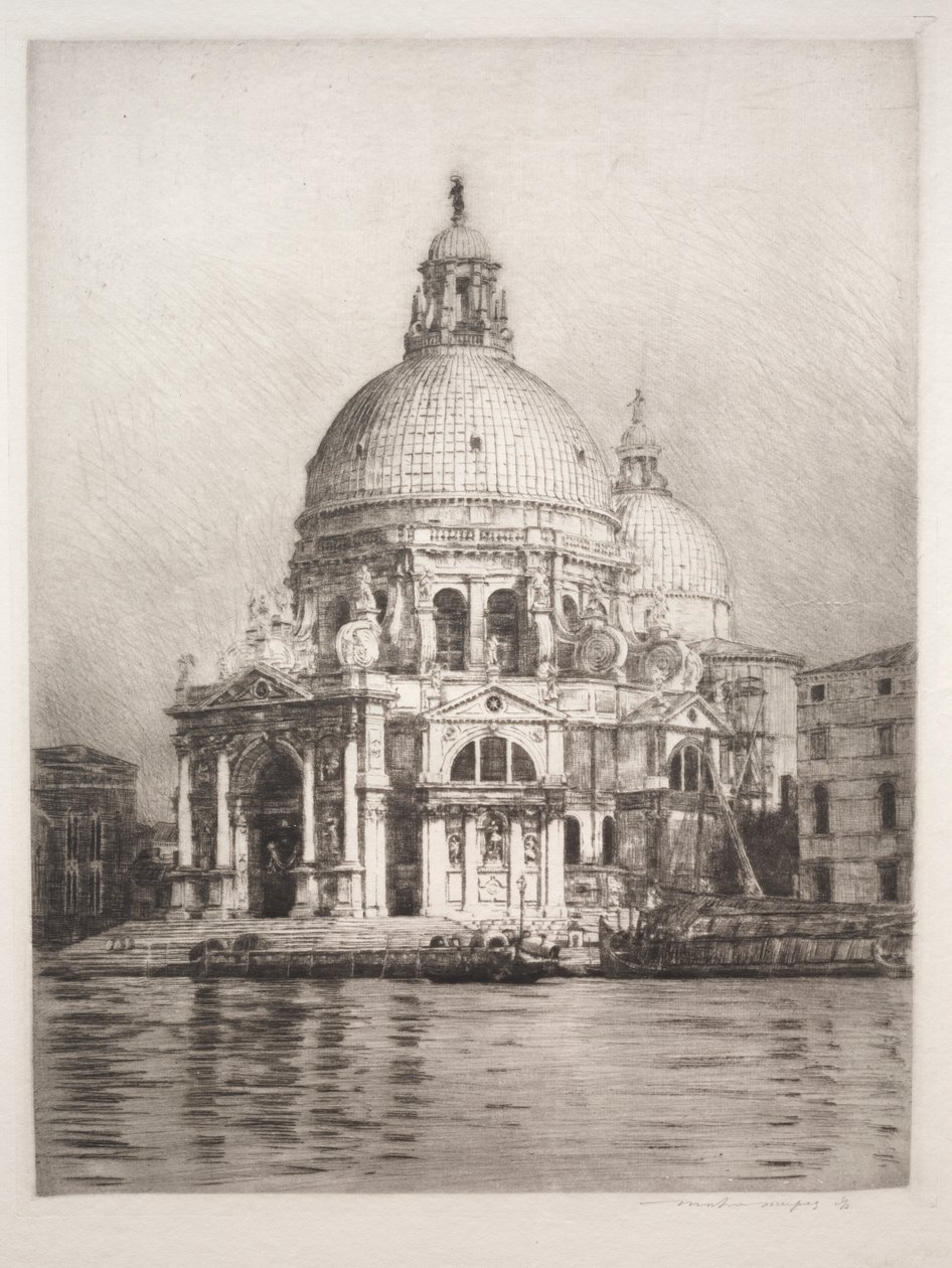 Santa Maria della Salute #1 da Mortimer Menpes
