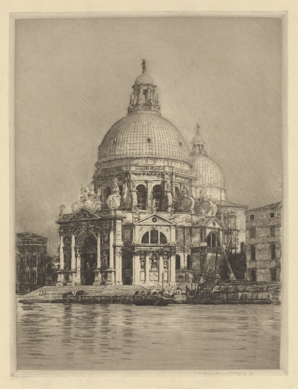 Santa Maria della Salute (2) da Mortimer Menpes