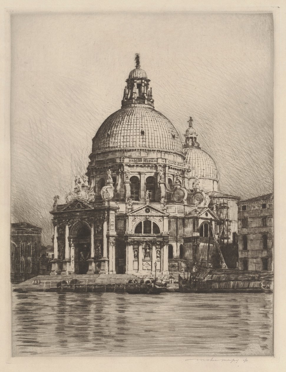 Santa Maria della Salute (2) da Mortimer Menpes