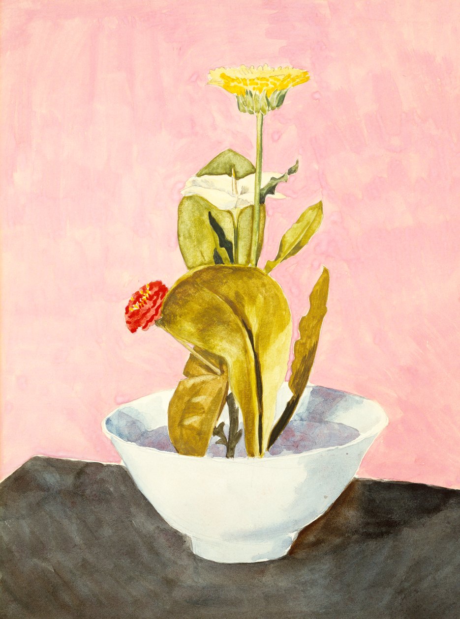 Ciotola di fiori, 1918 da Morton Livingston Schamberg