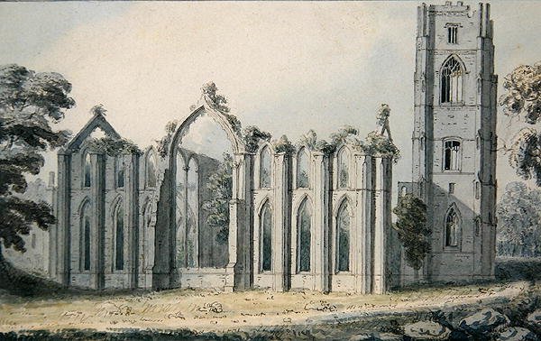 Abbazia di Fountains da Moses Griffith