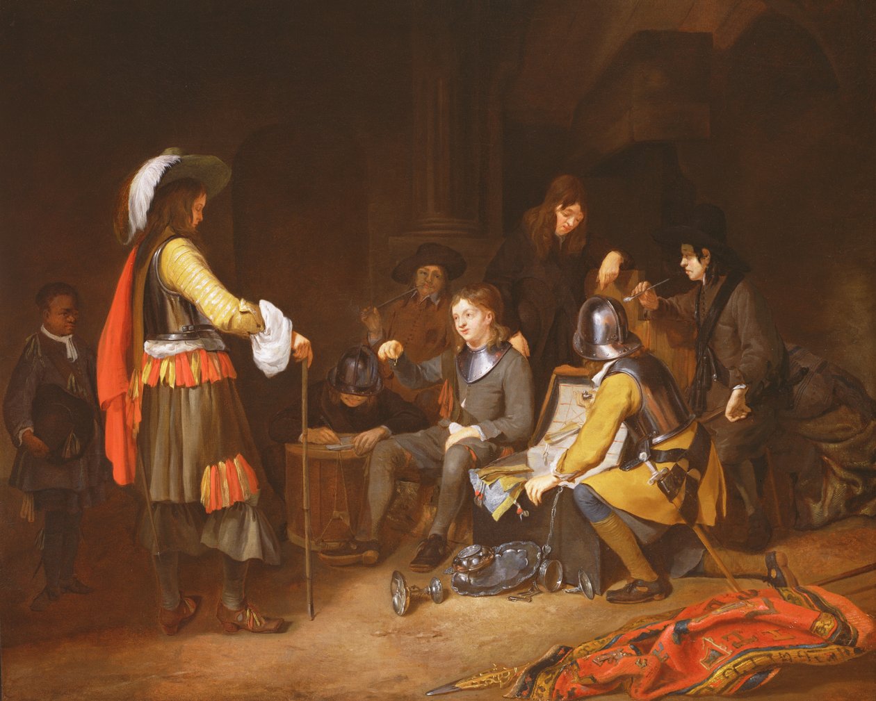 La Divisione del Bottino da Moses Ter Borch
