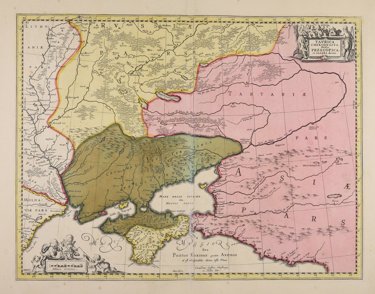 Taurica Chersonesus oggi chiamata Przecopsca e Gazara da Moses Pitt