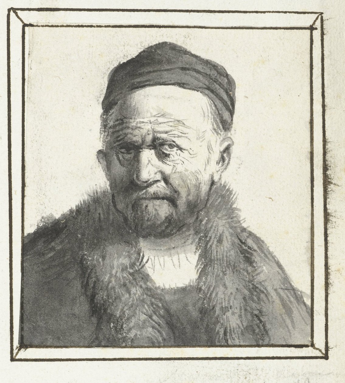 Busto di un uomo da Moses Ter Borch