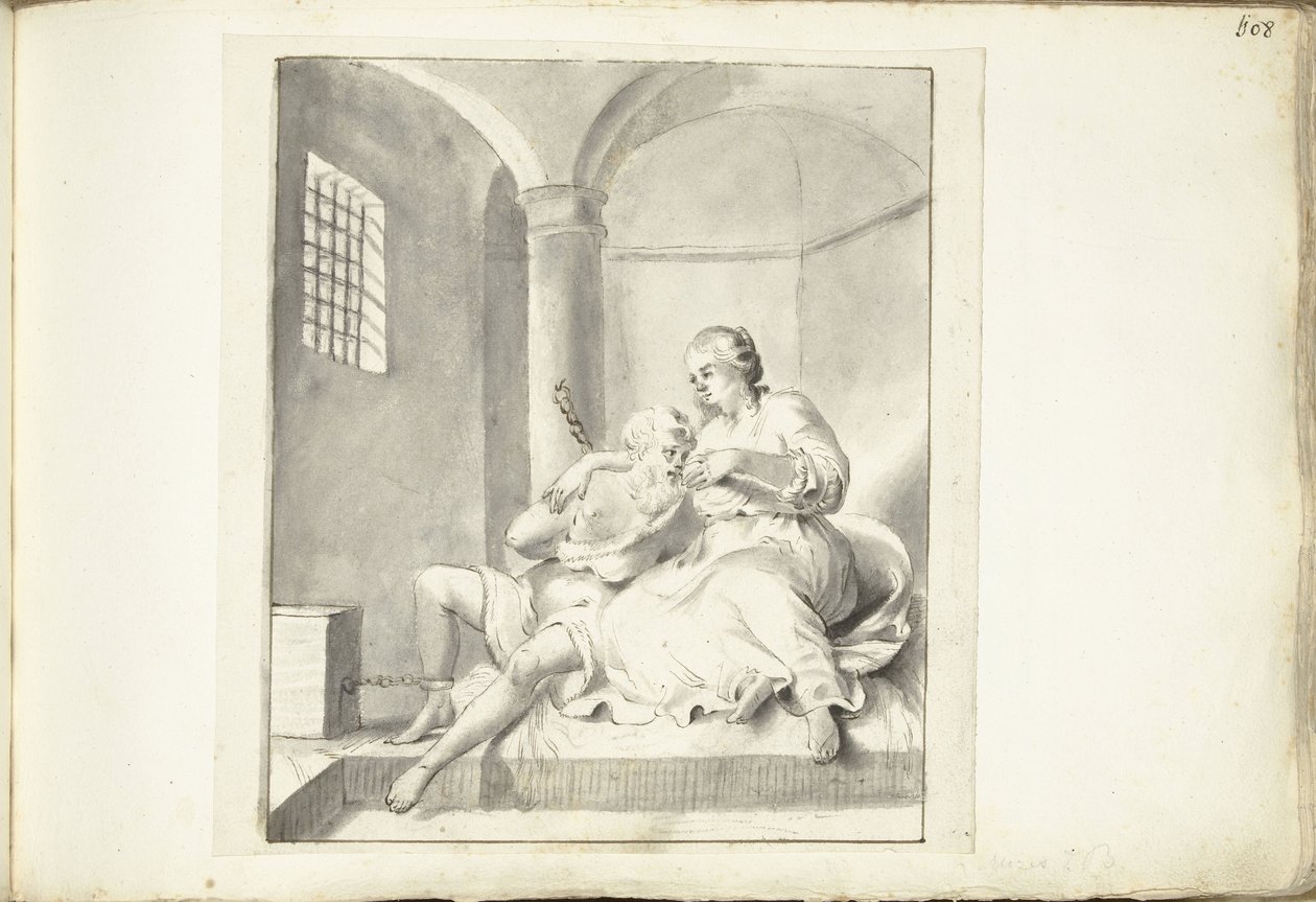 Cimone e Pero (Caritas Romana) da Moses Ter Borch