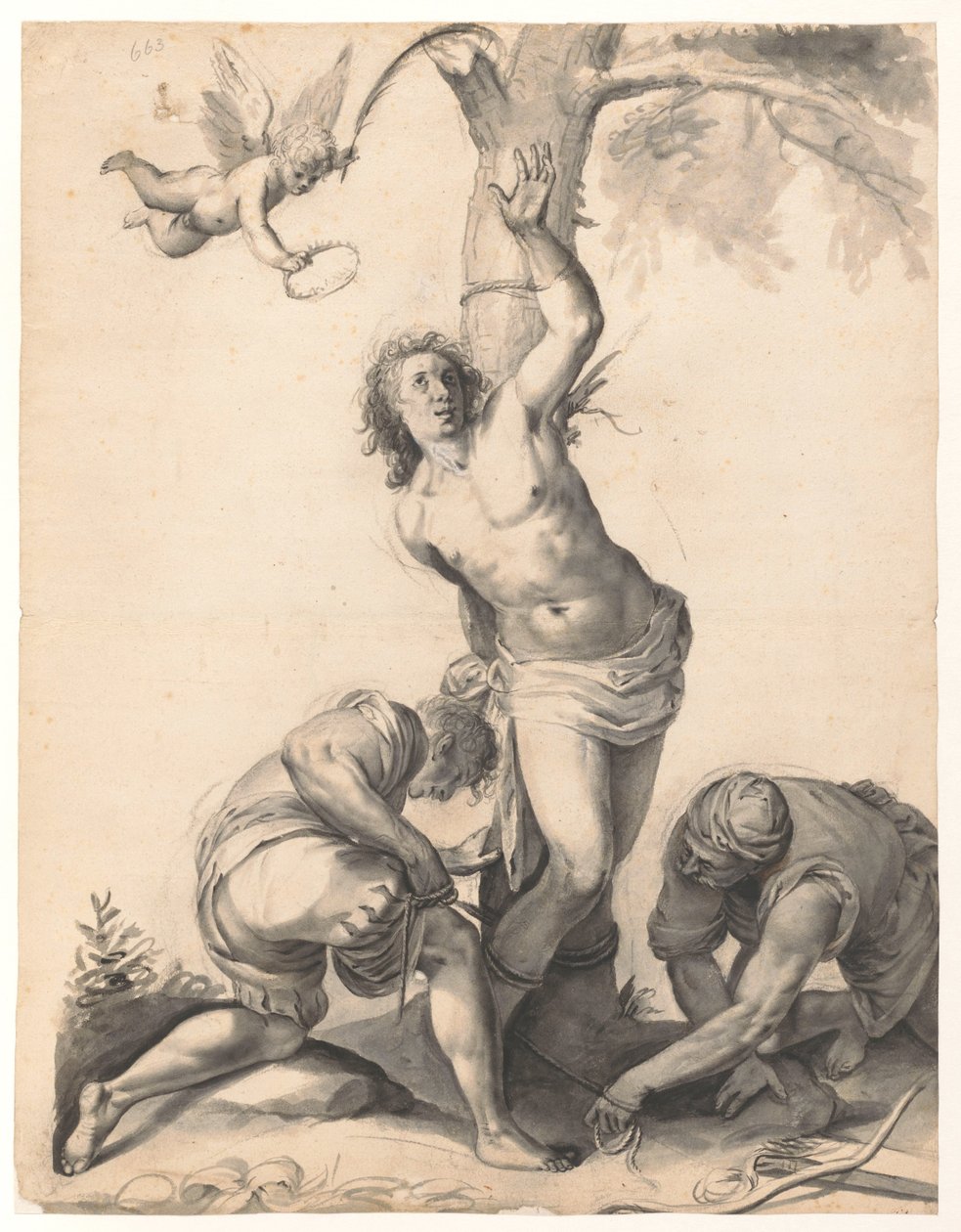 Il martirio di San Sebastiano da Moses Ter Borch