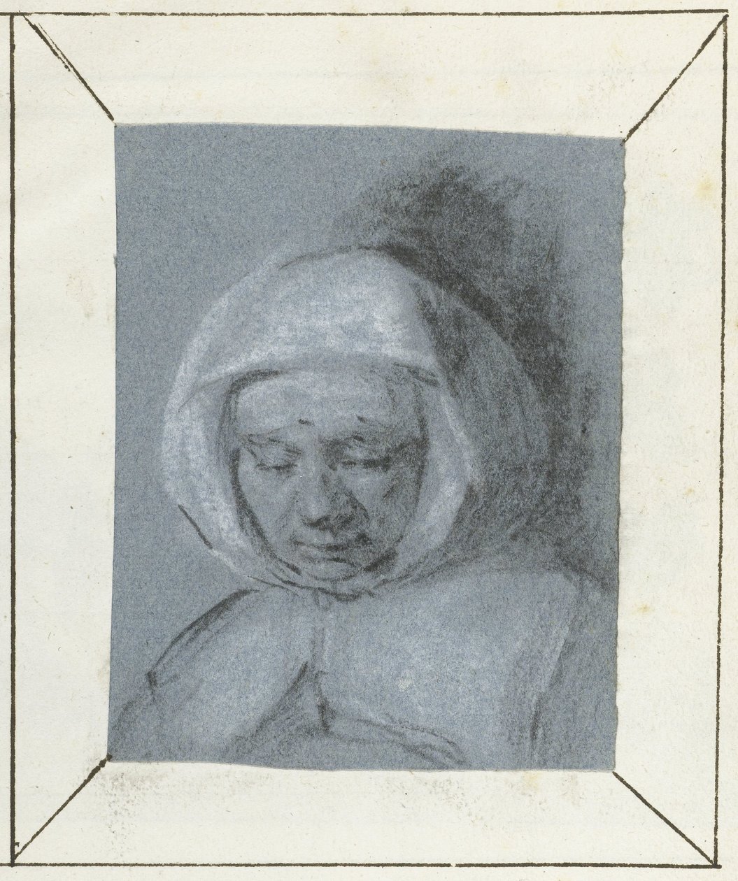 Studio di una testa di donna da Moses Ter Borch