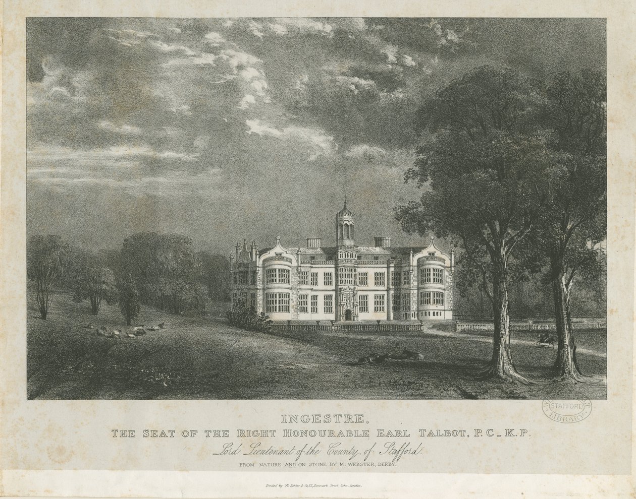 Ingestre Hall da Moses Webster