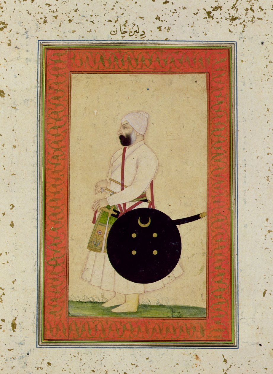 Ritratto di Dilir Khan, c.1760, dal Grande Album Clive da Mughal School