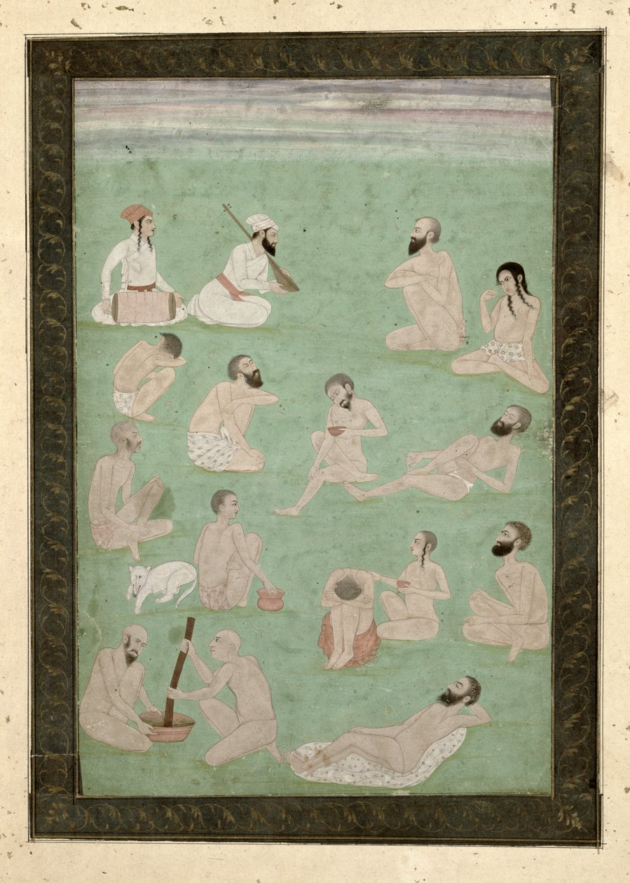 Tredici dervisci, dal Grande Album Clive da Mughal School