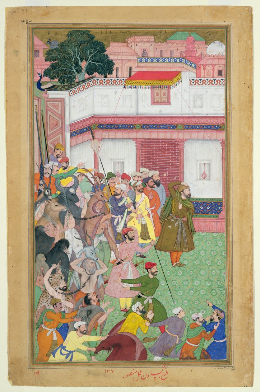 Fatepur Sikiri, 1573: Hasain Quli Khan-l Jahan presenta i suoi prigionieri all