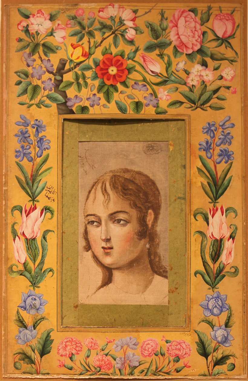 Dipinto di una giovane bellezza da Muhammad Sadiq