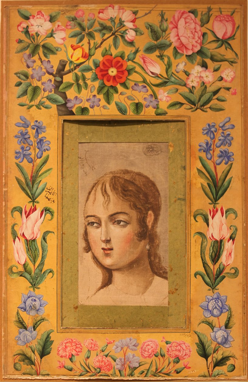 Dipinto di una giovane bellezza, Iran, 1740-50 da Muhammad Sadiq