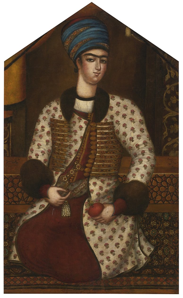 Ritratto di Rustam Khan Zand da Muhammad Sadiq